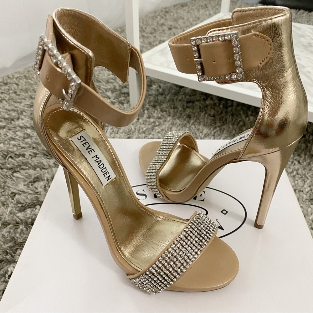 Steve Madden Rhinestone Heels 6.5